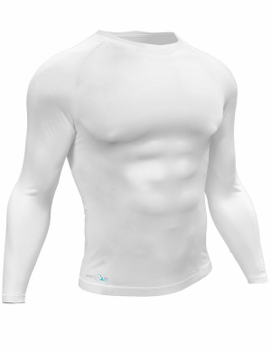 Precision Fit Baselayer Long Sleeve Top - White